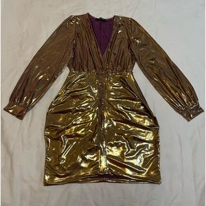 Gold dress size L from Akira